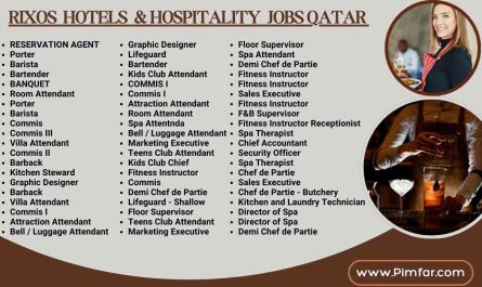 Rixos Hotels & Hospitality Jobs Qatar